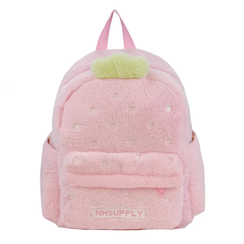 

Women cute strawberry backpack girl cute school bag