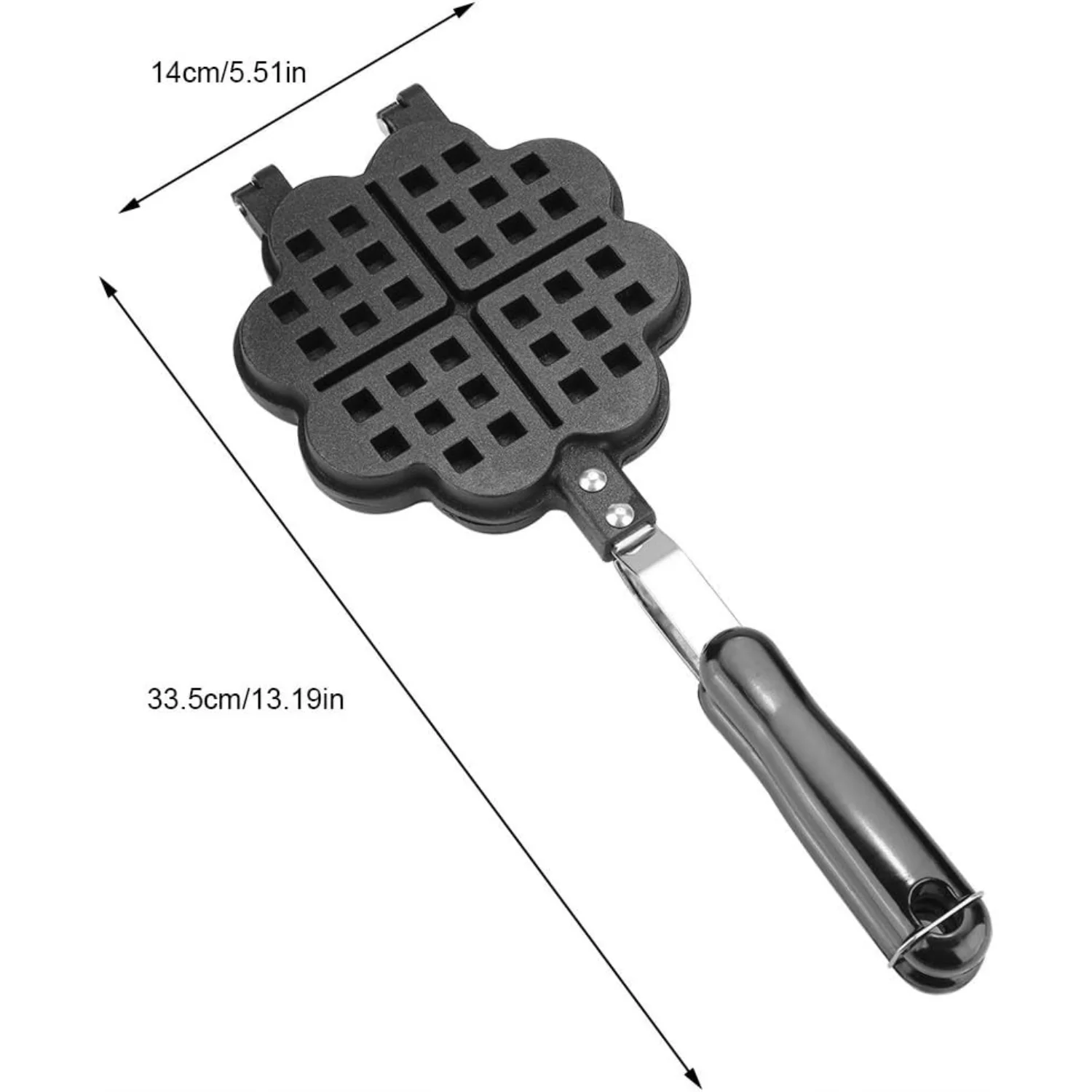 Heart Shaped Waffle Pan | Non-Stick Household  Tool
