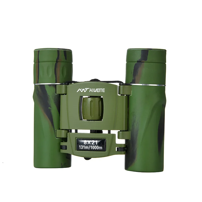 

Portable 8x21 Binocular Telescope High Definition Outdoor Camping Hunting Bird-watching Binoculars