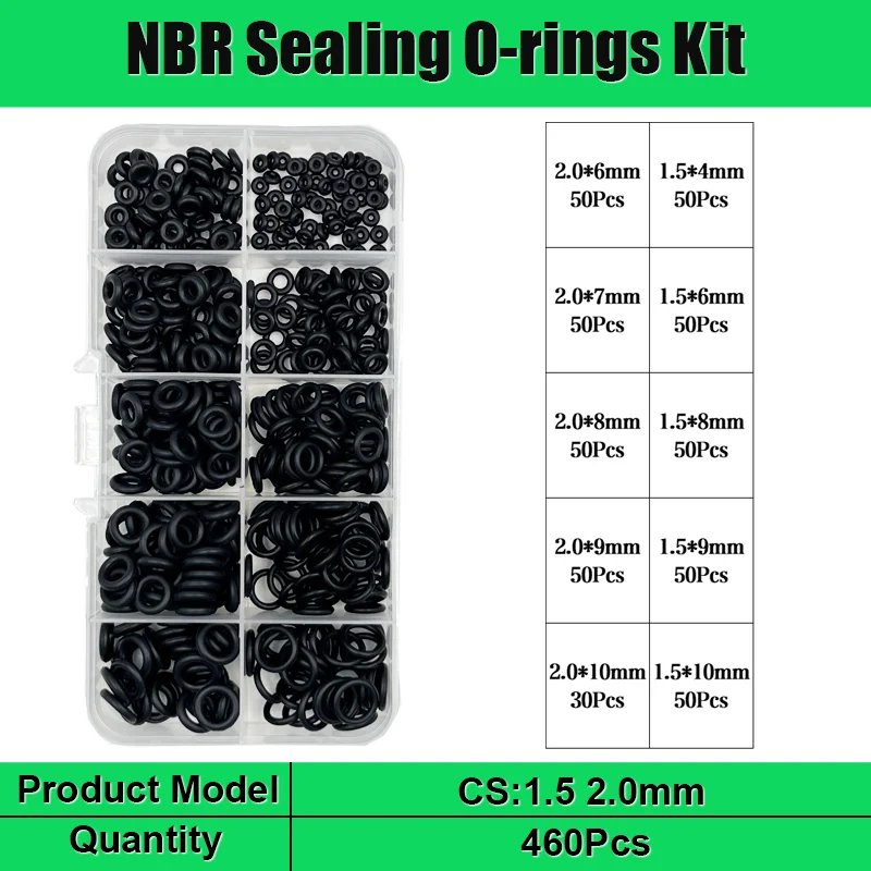 Gummi O Ring Öl beständigkeit nbr Dichtung scheibe schwarz O-Ring Hoch temperatur wasserdicht cs1/1.5/2.0/2.4/3 Sanitär dichtung oring – Detail 15