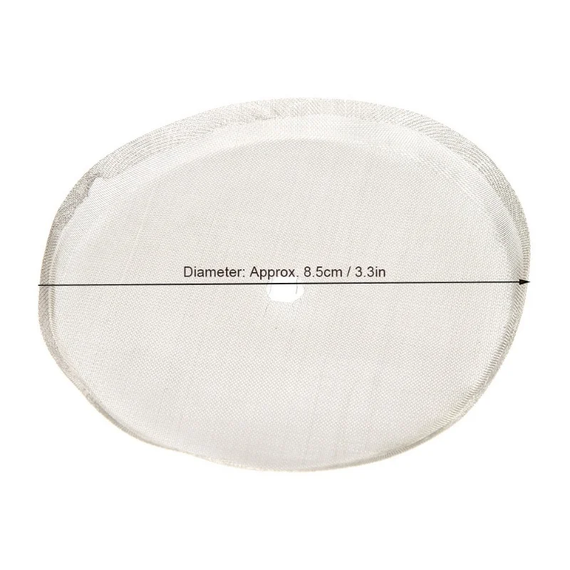 5Pcs 80 Mesh Reusable Stainless Steel Filter Mesh For 600ml French Press Pot Accessory