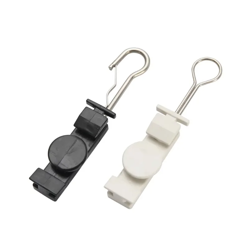 Multifunctional Fiber Optic Cable Clamp Stable Support Hook Fastening Fitting For Outdoor Optical Network Cable Installation