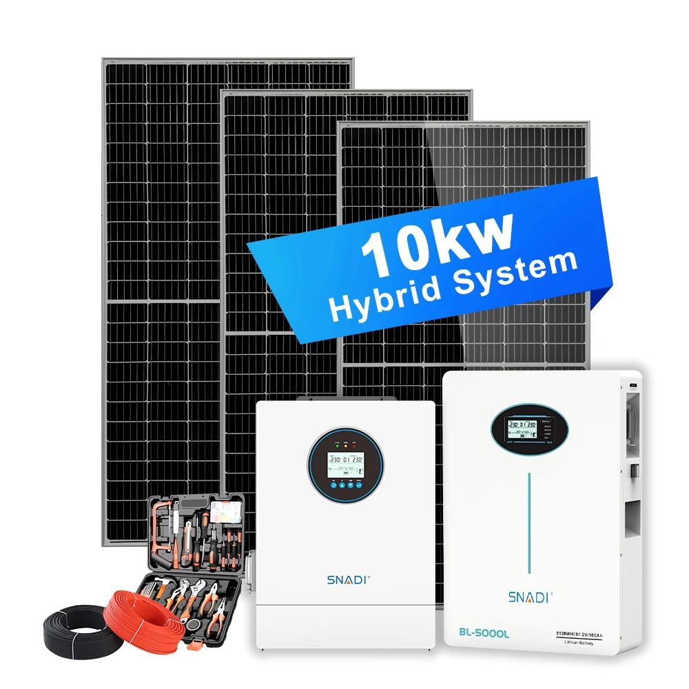5KW 20KW Off Grid Solar System, MPPT LiFePO4 Battery Full Set Kit Household Emergency Power Storage