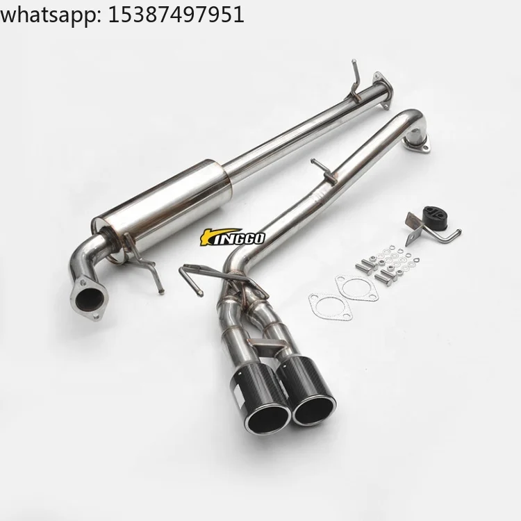 For 4x4 Accessories Exhaust System Side Muffler Twin Carbon Catback Exhaust Pipe for Ford Next Gen Ranger T9