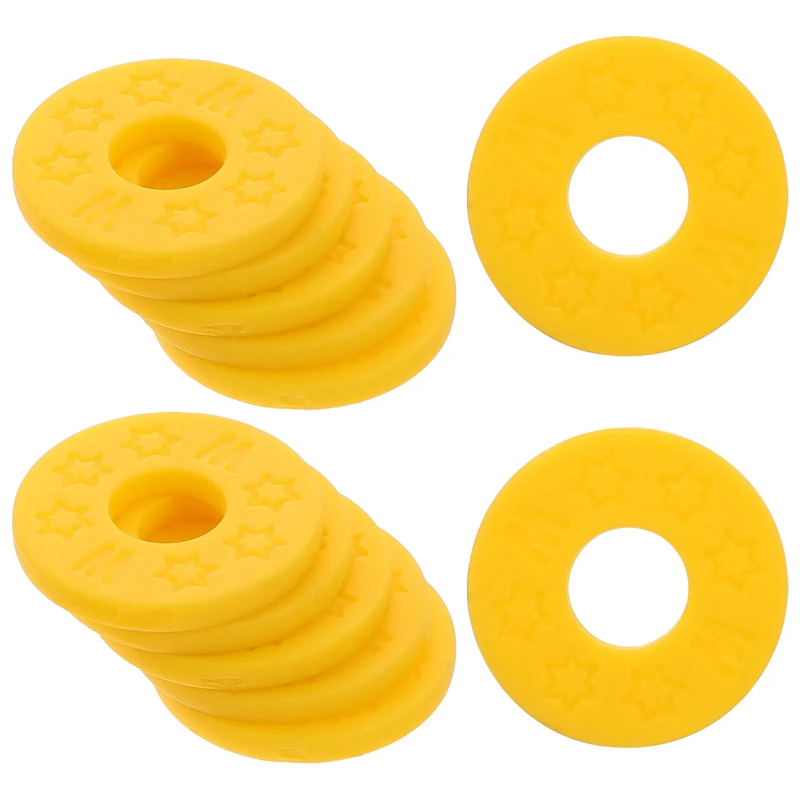 

12 Pcs Guitar Strap Buckle Bass Accessories Locks Electric Blocks Parts Ukulele Strap Washers Safety Fixation Acoustic