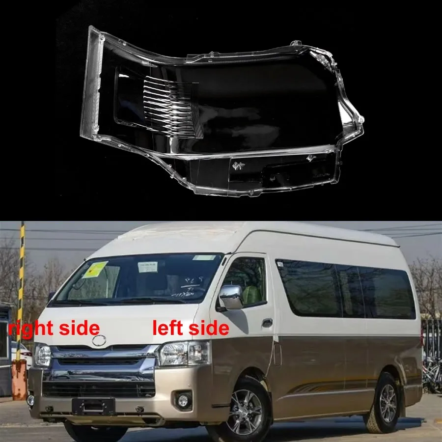

For Toyota Hiace 2011 Car Headlight Shell Lamp Shade Lens Transparent Headlamp Cover Plexiglass Auto Replacement Parts