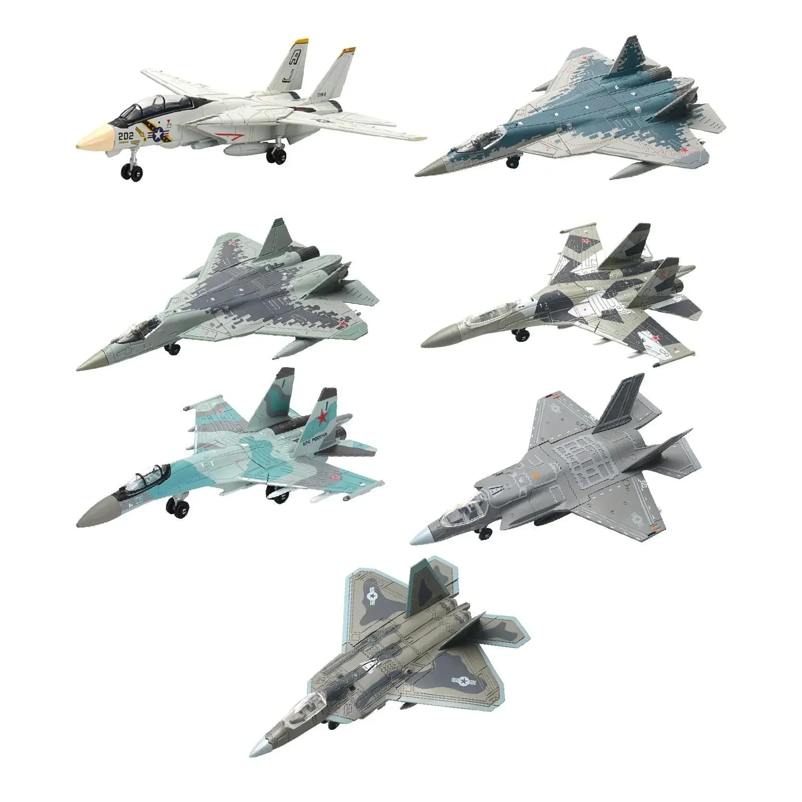 1 Piece DIY 3D Puzzle Assemble Collection Toys T14 Tank F14 F22 J35 Fighter AH64 Helicopter Model Ornament Building Blocks Toy