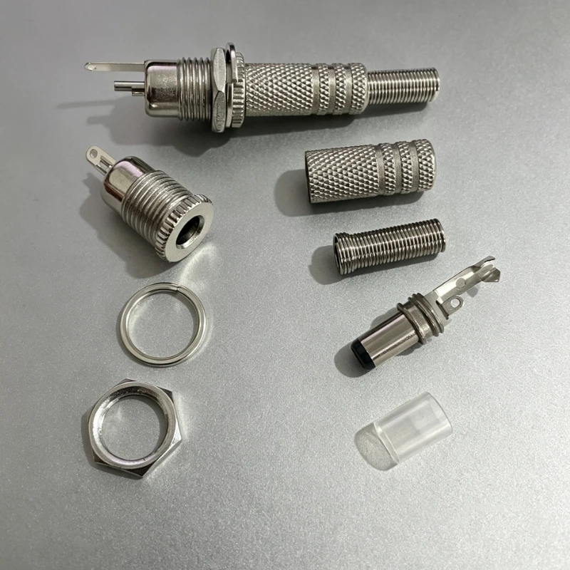 DC-Stromstecker DC099-Buchse 5,5X2,1/2,5mm Ladeanschluss Metall DC Stecker/Buchse Schweißtyp Geeignet für Elektronische Geräte – Detail 7