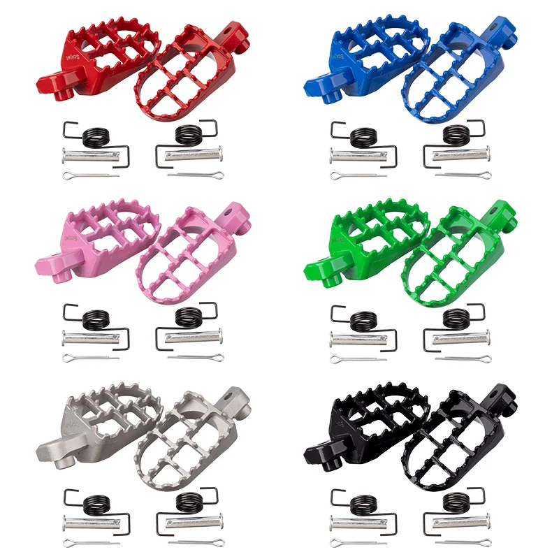 Cycling off-road motorcycle pedal modification accessories, Gaosai aluminum pedal pedal, front footrest