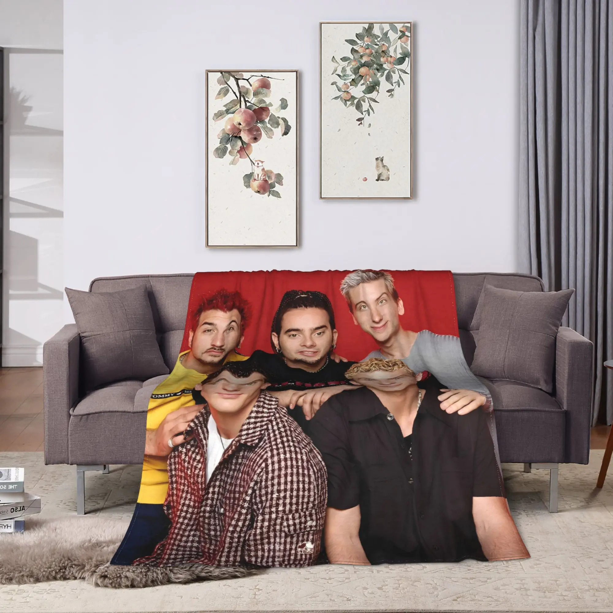 Backstreet Boys Fan Blankets Quality Super Warm  Throw Blanket Winter Decorative Living Room Pattern Bedspread