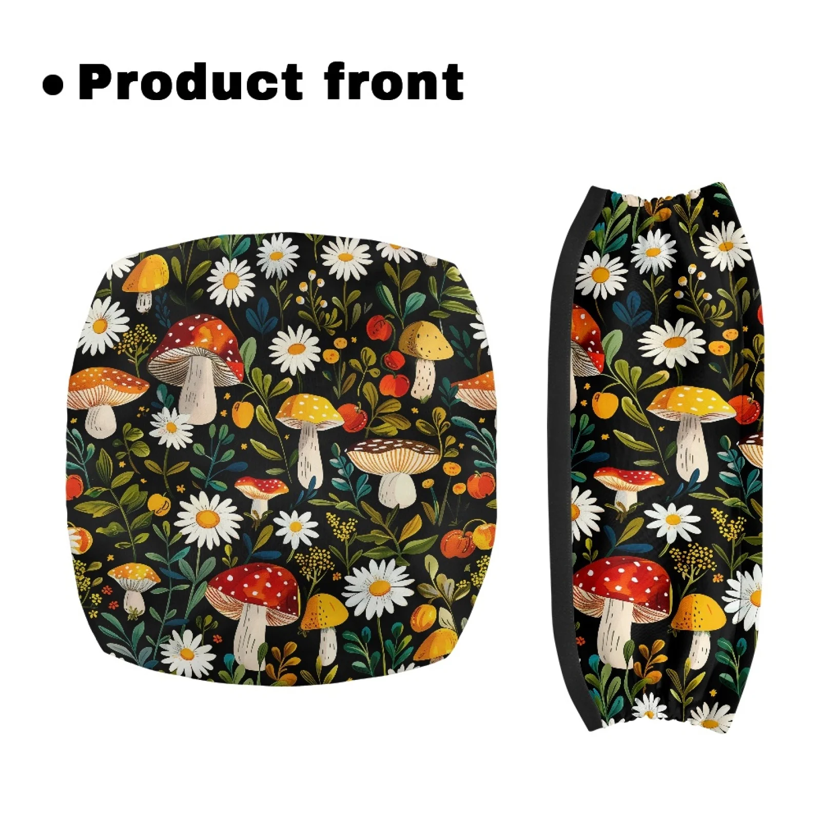 Coloranimal Mushroom Daisy 2 Pieces Set Seat and Backrest Covers for Elderly Adults Rollator Walker Seat Cover 2026 Trending