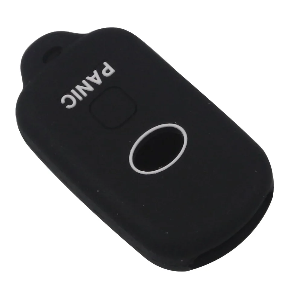 jingyuqin Keyless Entry Remote Skin Silicone Cover for Toyota Camry Avalon Car Key Fob Case 3+1 Buttons Protective Holder