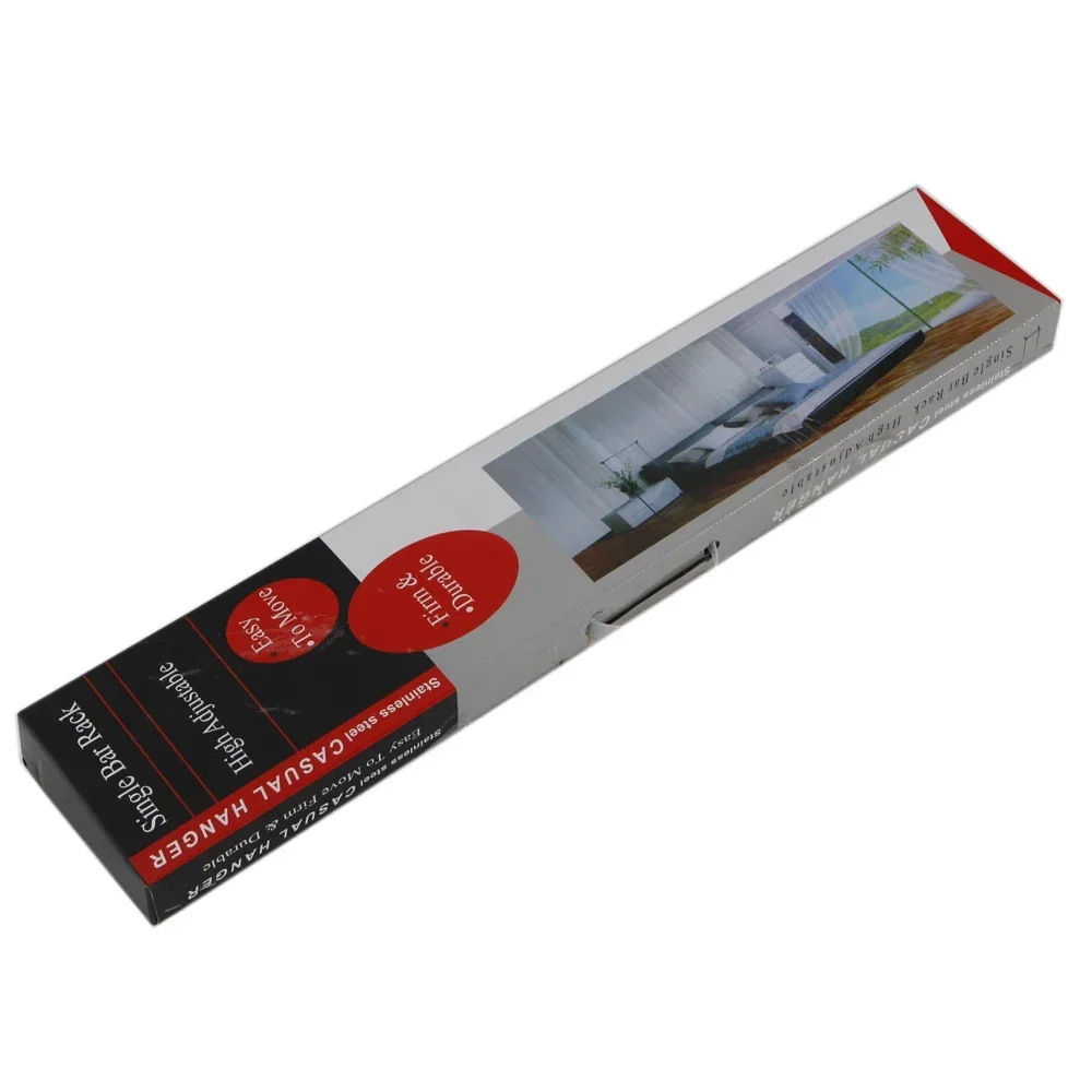 رف ملابس بحامل قابل للتمدد عموديًا مع رف أحذية فضي #4