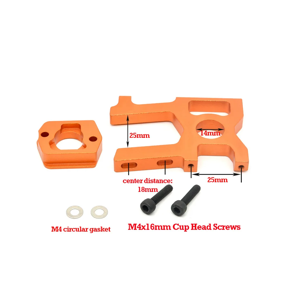 ZD Racing MX-07 1/7 RC Car CNC Metal Motor Fixed Seat Mounts Base For MX07 1/7 RC Car Original Parts 8741
