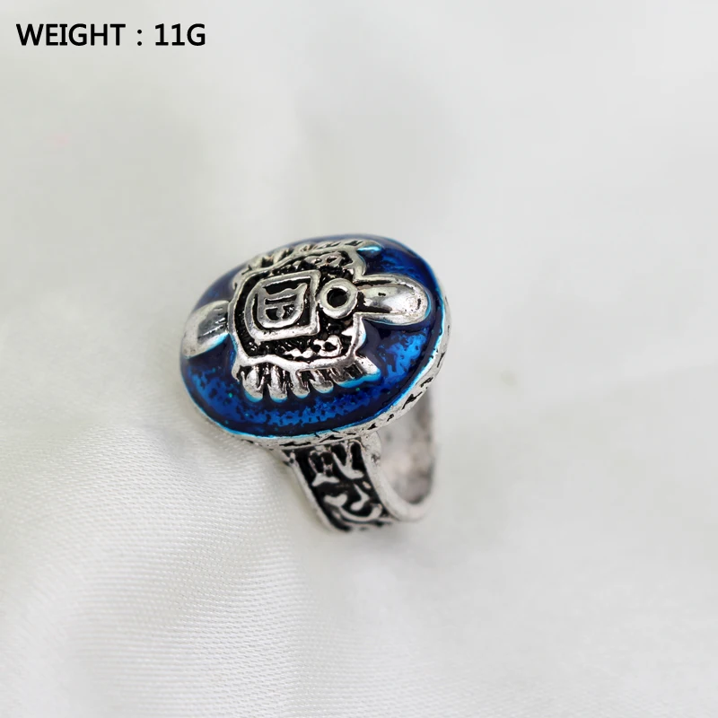 The Vampire Diaries Ring Letters Anillos Salvatore Damon Reborn Daylight Ring Aneis Stefan Family Crest Vintage Jewelry