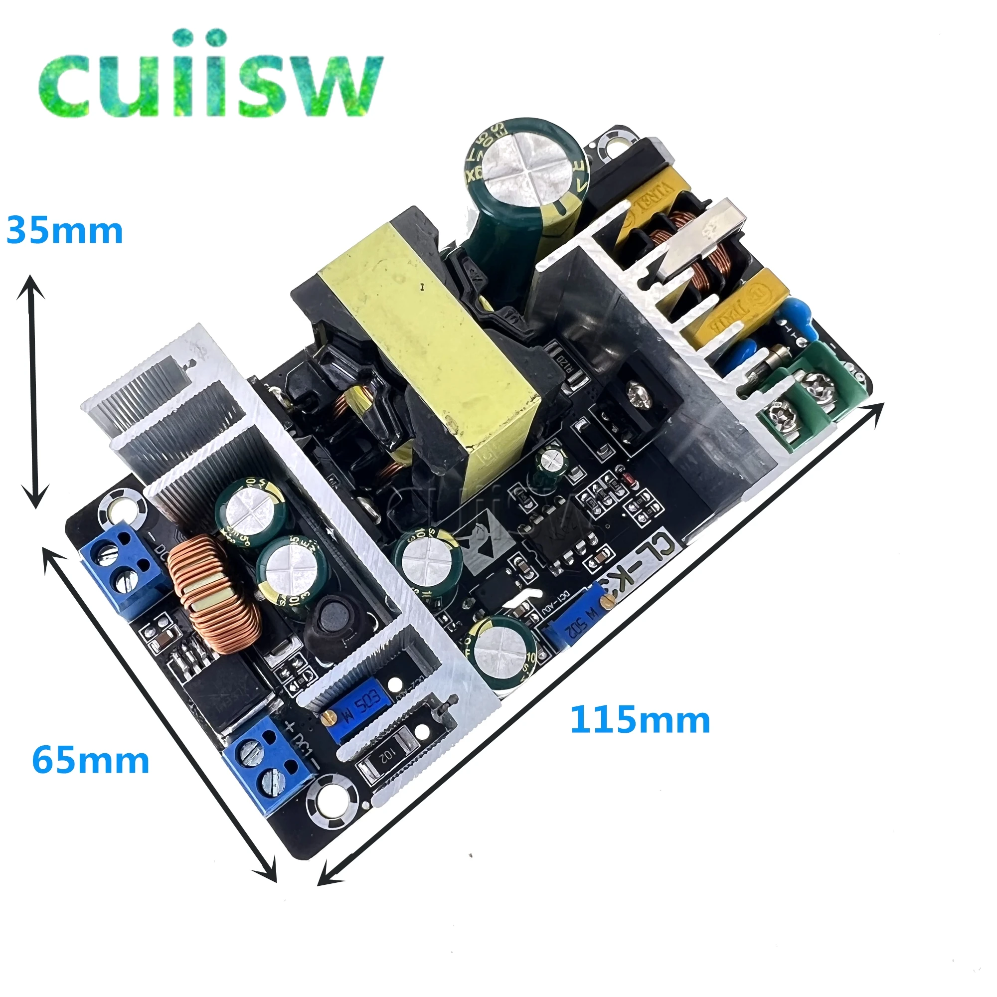 Modul Suplai Daya Sakelar Terisolasi Output Ganda Konverter Step Down Yang Dapat Disesuaikan AC-DC 110V 220V Ke 5V 12V 24V 36V 4-6A