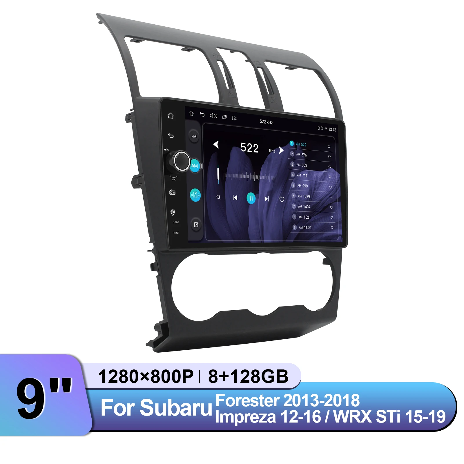 JOYING Plug & Play 9 "Android 13 راديو ستيريو للسيارة لسوبارو فورستر/امبريزا/WRX STi 2012-2019 Carplay بلوتوث بدون استخدام اليدين #5
