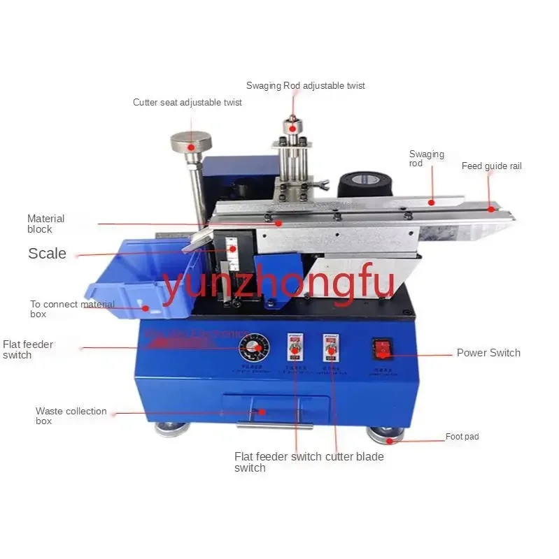 Automatic Capacitor Belt Taped Radial Lead Capacitor Cutting Machine Brand new