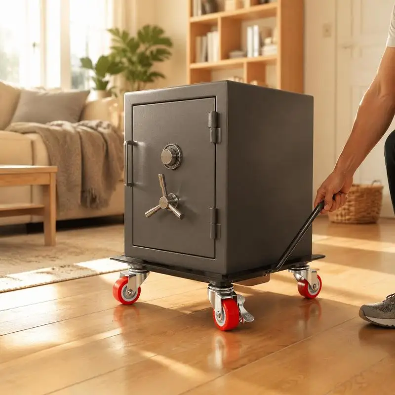 Chariot de transport robuste pour meubles, capacité de charge de 544 kg, 5 roues pivotantes à 360° °   Roues pivotantes, ensemble d'outils de déplacement de meubles pour canapé, réfrigérateur, machine à laver