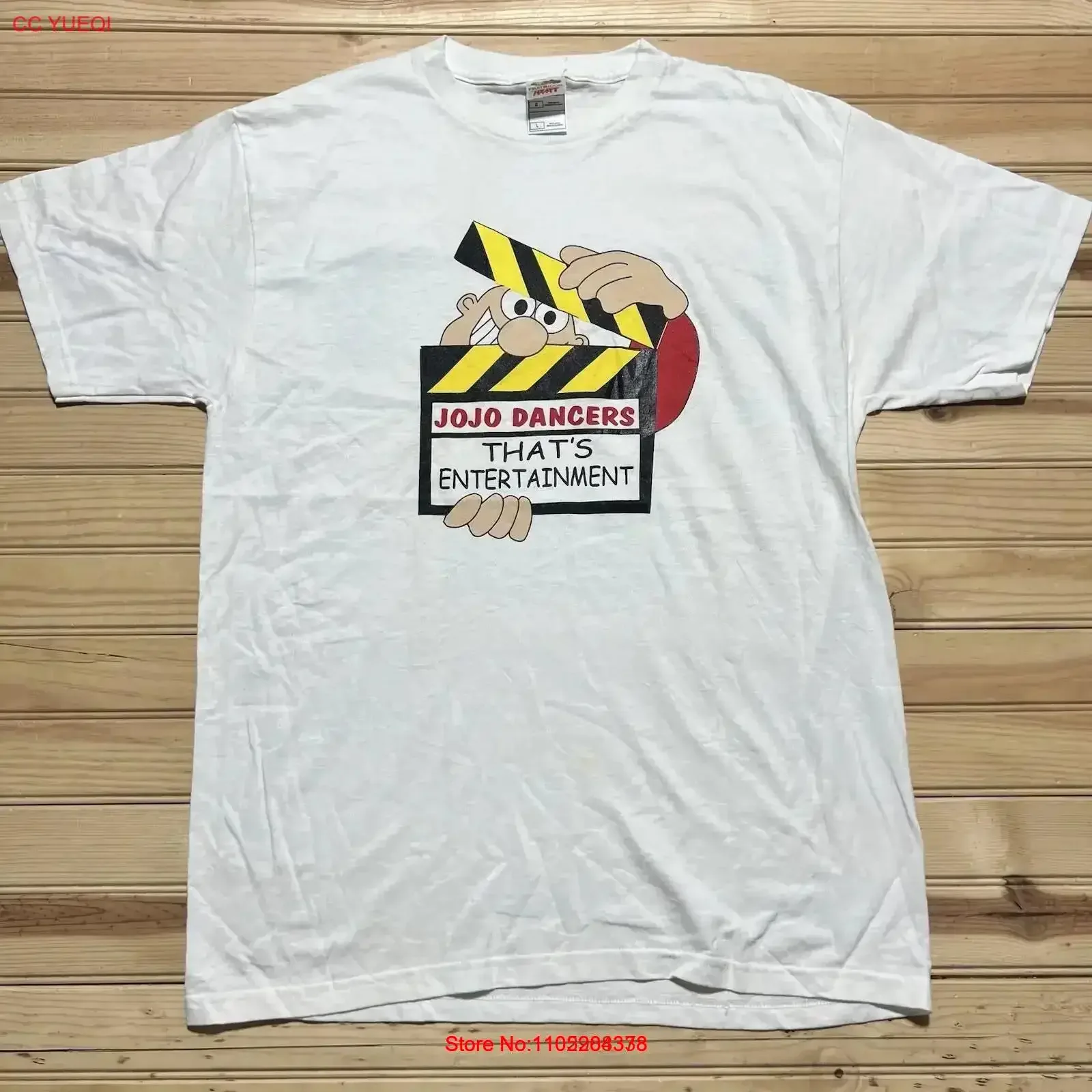 Jojo Dancers That s Entertainment Cartoon Art AdvertisemenT T Shirt Size Large vintage Washed Breathable streetwear fashion