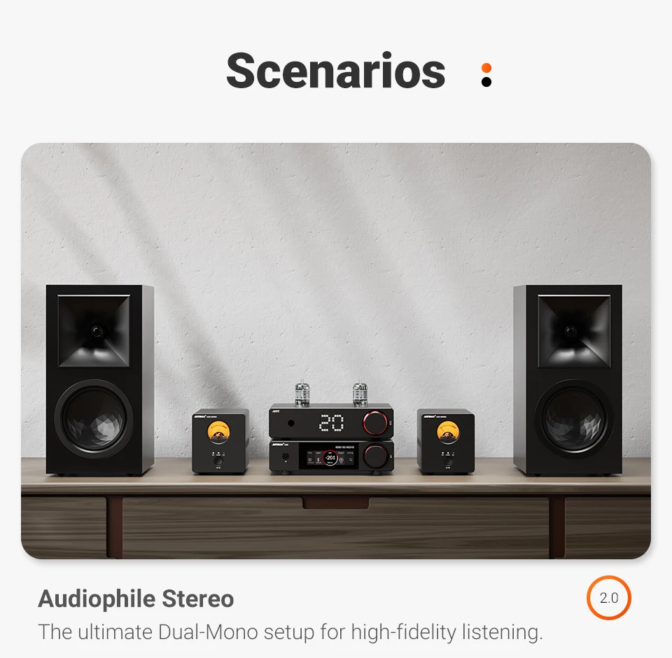 AIYIMA A20 Mono TPA3255 OPA1612 Hi-Fi Vollständig Symmetrischer Mono-Leistungsverstärker 300W 4Ω Klasse D Retro VU-Meter HPF SUB OUT XLR PFFB – Detail 15