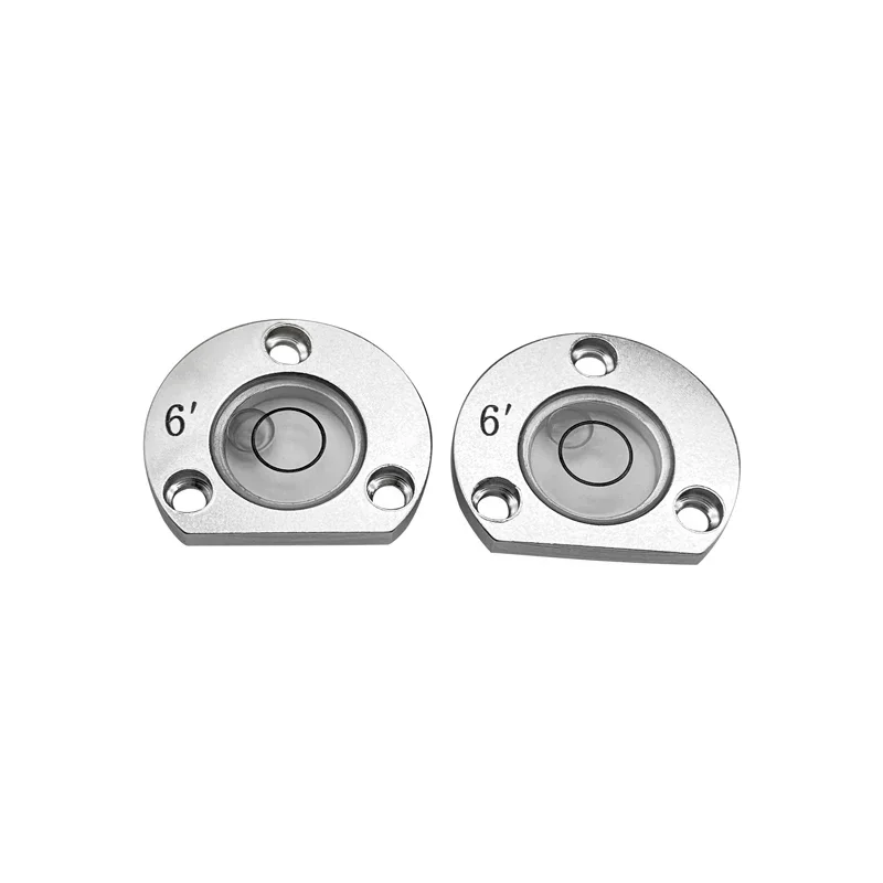 2pcs High Qualit Semicirle Level Bubble For Leic TS02 TS09 TS06 TPS800 TPS400 TPS3 Total Station Surveying Bubble Size 28.5x8mm