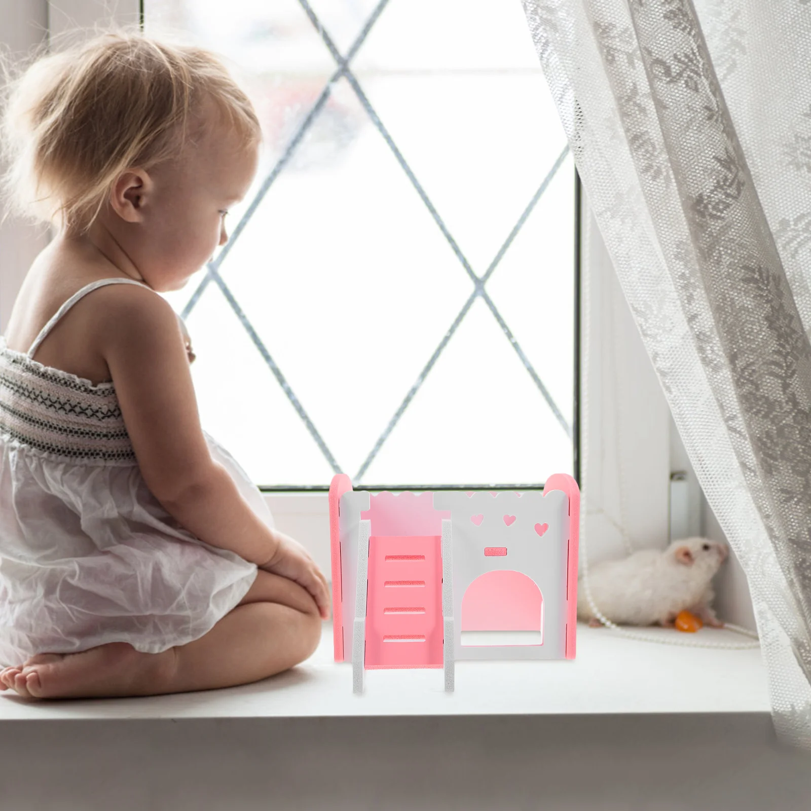 

PVC Colorful Hamster Hideout Small Animal House Hideaway Resting and Playing Space for Hamsters Chinchillas Hamster Hideout