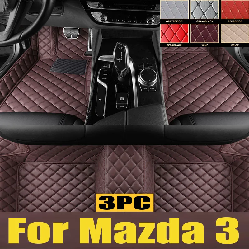 

Car Floor Mats For Mazda 3 Axela Sedan 2022 2021 2020 Carpets Parts Protector Auto Interior trunk mat Rugs Foot Pads Covers