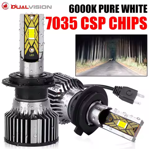 H7 H11 H4 LED Car Headlight Bulbs Canbus H27 880 881 H8 H9 H3 H1 9005 HB3 9006 HB4 9012 HIR2 Auto Mini Diode 6000K 12V CSP CHIPS