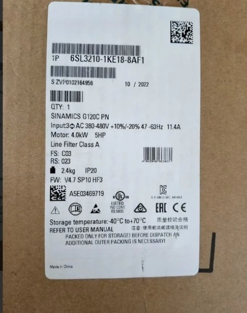 

Brand New Original 6SL3210-1KE18-8AF1 6SL3 210-1KE18-8AF1 Fast delivery