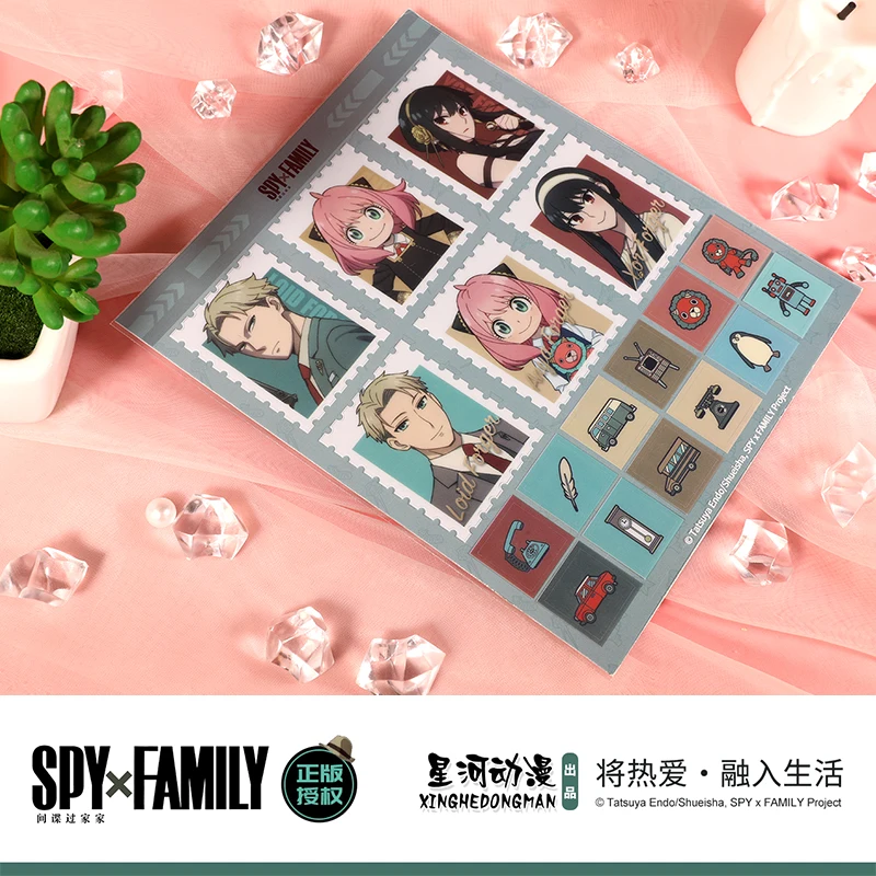 SPY×FAMILY Unisex Anya Yor Forger Crepúsculo China Autorización Oficial Pegatinas para Mascotas