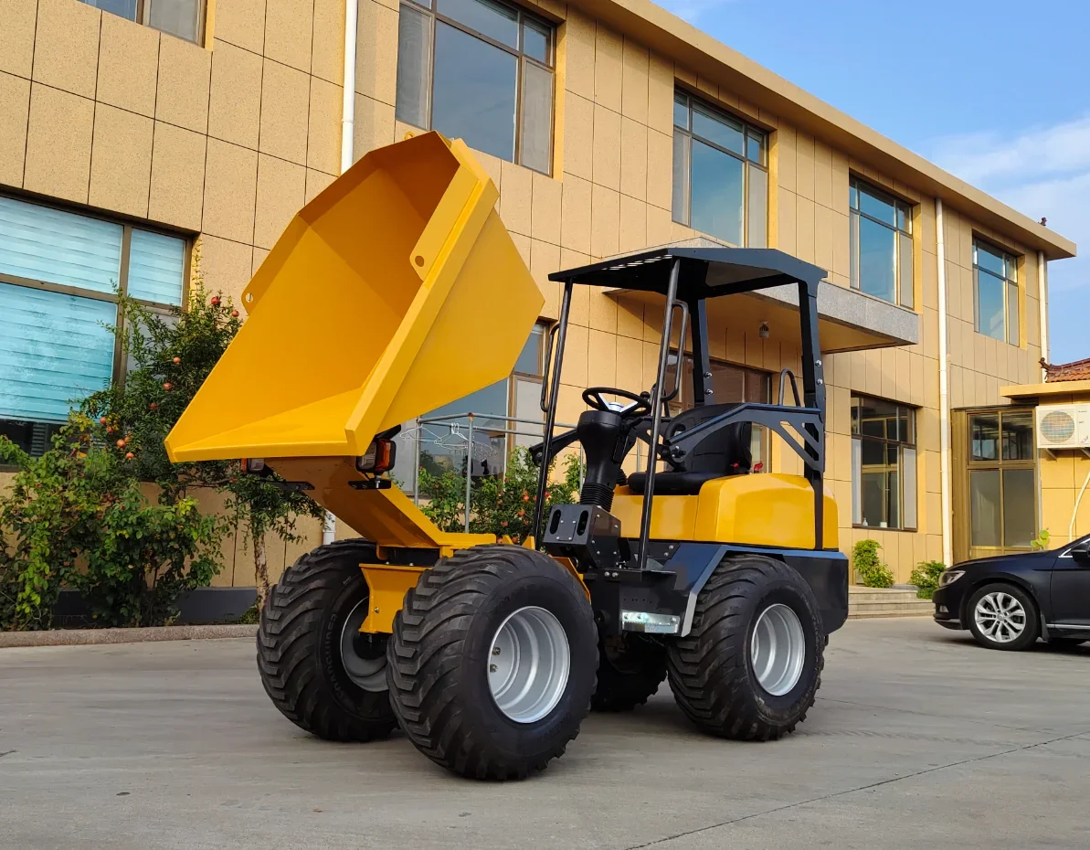 

D130 Wheel Loader 1300 kg Rated Load Hydraulic 4WD Suitable for Farm Building Material Transportation