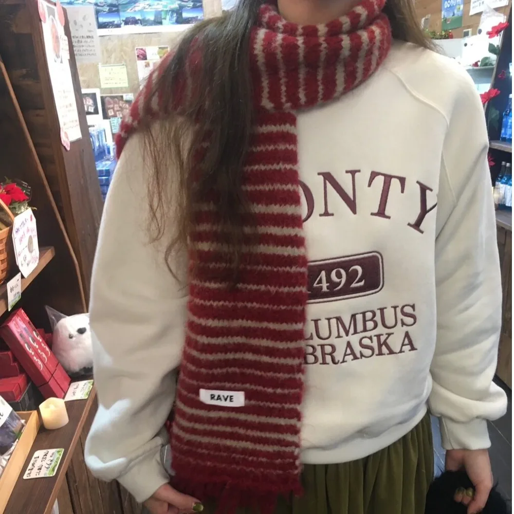 Chic Autunno Inverno Fce Foderato Lungo Sve Lettera Ricamata Felpa da Donna Design Vintage Senso Rosa Riduzione dell'età