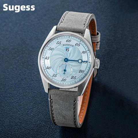 Sugess Uhr von Männern automatische mechanische Armbanduhren st1721 Uhrwerk leuchtende einfache Mode Uhr wasserdichtes Glas s451 neu