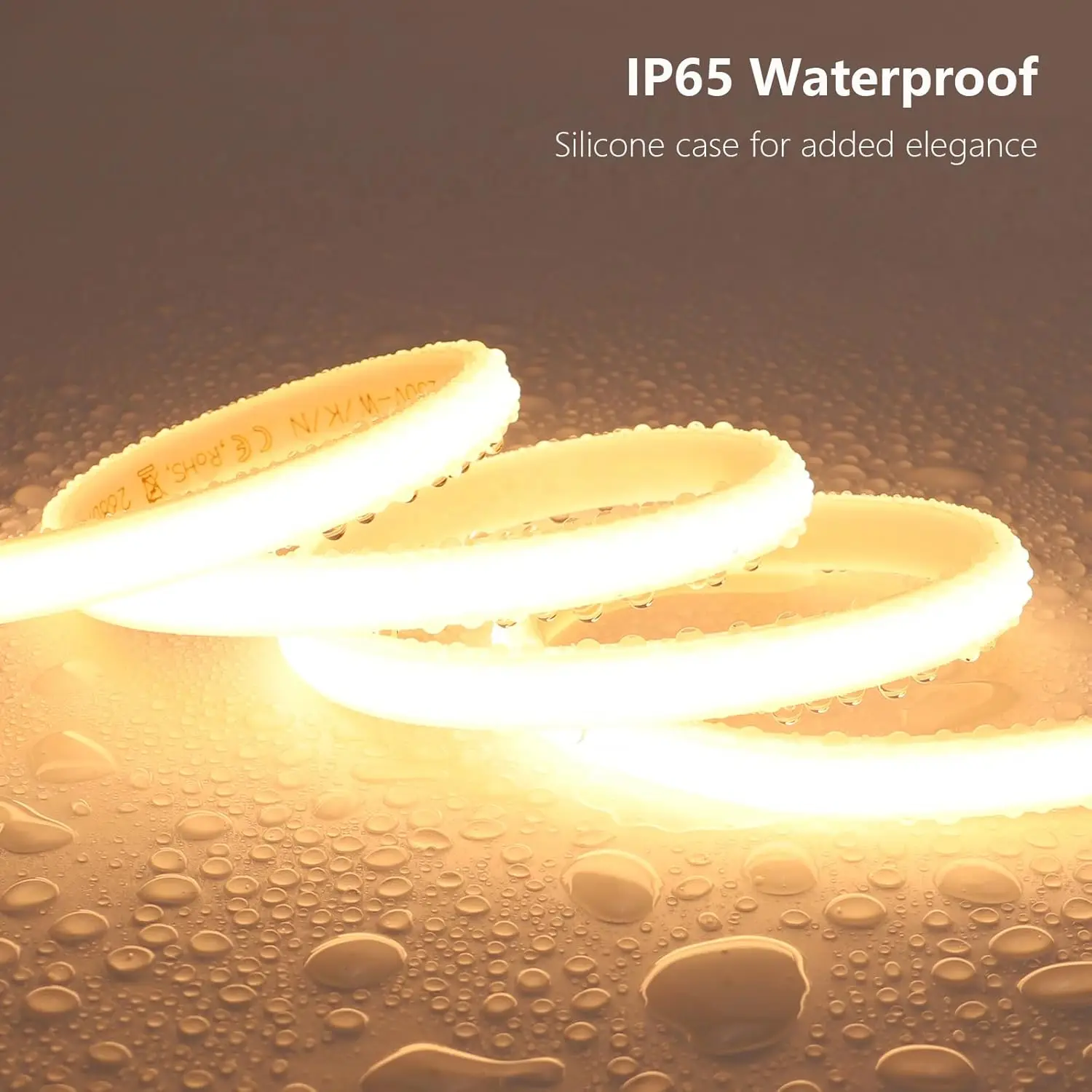 زيجبي 3.0 220 فولت COB LED قطاع ضوء RA90 السوبر مشرق 288 المصابيح/م مرنة مصابيح خارجية إضاءة مقاومة للماء الشريط تويا APP ل اليكسا