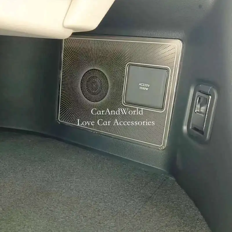 

Stainless Rear Door Trunk Trumpet Speaker Sound Frame Horn Cover Trims ​Car Accessories For Toyota Alphard Vellfire 2023-2025