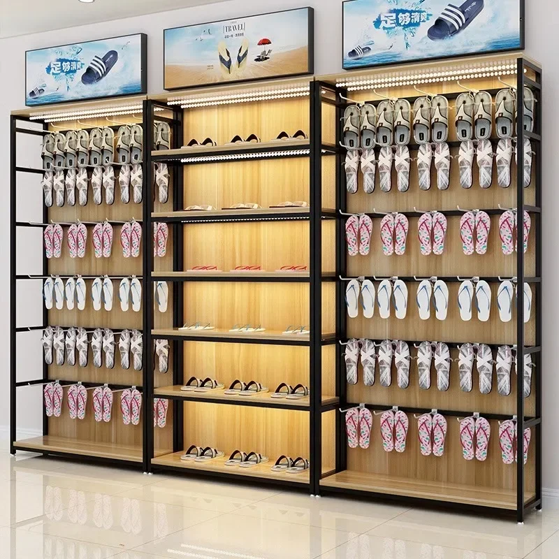 Supermarket shelf display cabinet slippers mobile phones stationery accessories accessories hook racks convenience store snack