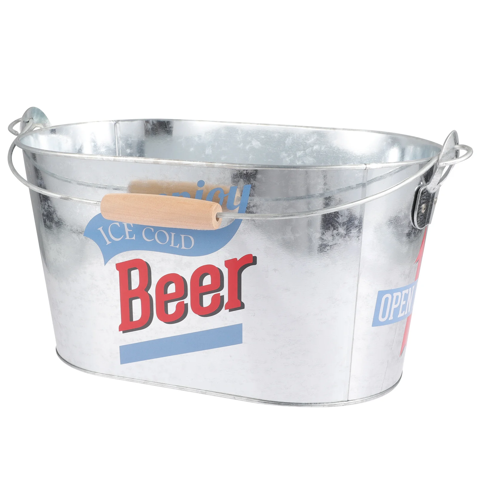 

Beer Bucket Large Capacity Metal Ice Cube Storage Bucket For Bar Party Wine Holder Cooling Container Ice Cube Barrel