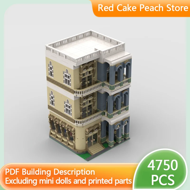 

Конструктор City Street View: Модульный набор «Книжный магазин» с многоквартирным домом, развивающая игрушка для детей, подарок на праздник