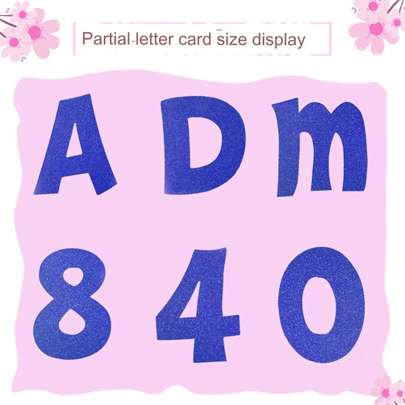 216 Pcs Glitter Bulletin Board Letters For Classroom Numbers Alphabet Poster Board Letters