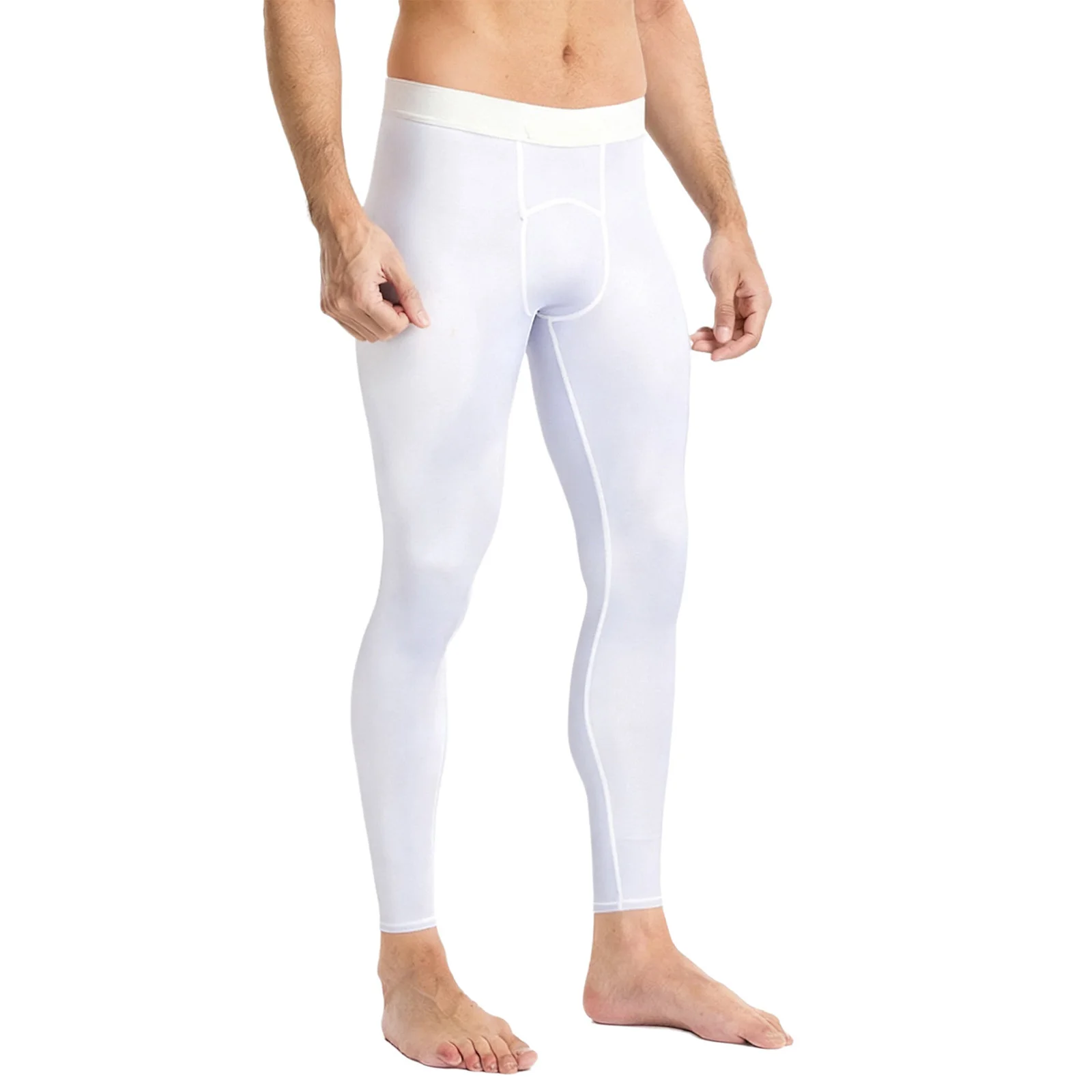 

Мужские спортивные леггинсы, быстросохнущие эластичные пояса, однотонные спортивные штаны для тренировок в тренажерном зале, фитнеса, бега, бега, тренировок