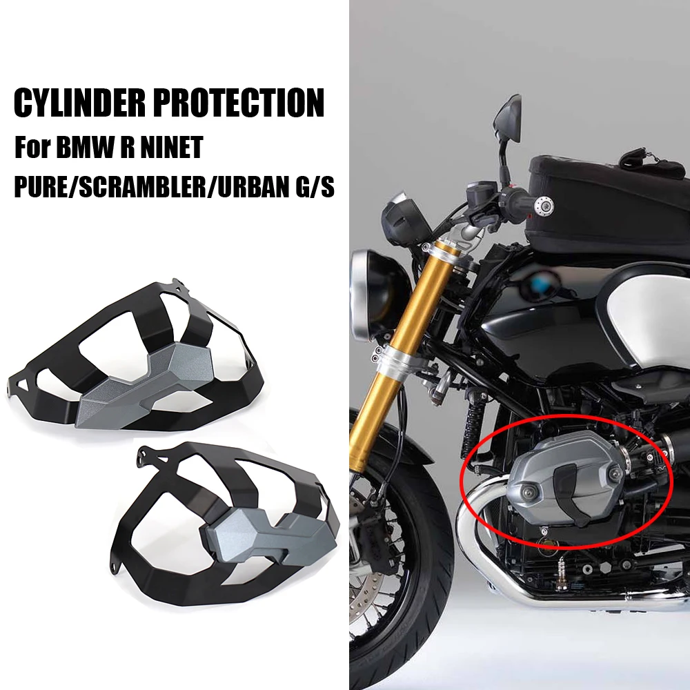 

Motorcycle Accessories Cylinder Head Guards Protector Cover For BMW R9T RNINET Pure Ninet Scrambler R NINE T Urban G S Rninet