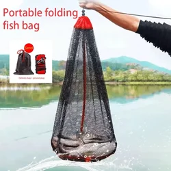 1 red de pesca, invisible, plegable, fácil de viajar. Pesca en agua, red, carpa, perca, tapones de tierra gratuitos, ojales