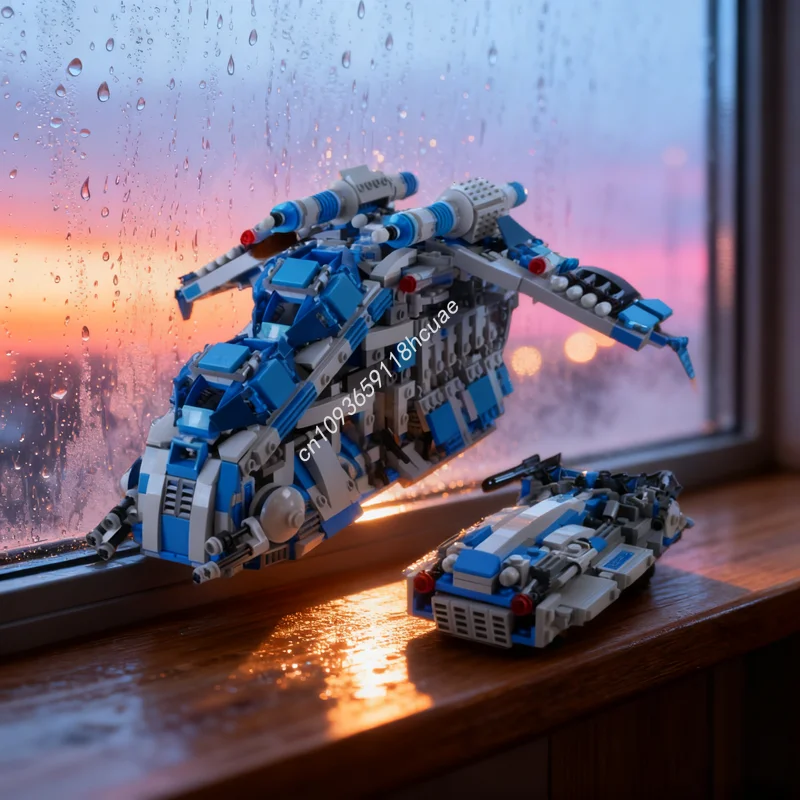 

1031 шт. MOC Legion, тяжелый пистолет, LAAT Star, боевая модель, строительные игрушки, блоки, сборка, сделай сам, образование, детский рождественский подарок на день рождения