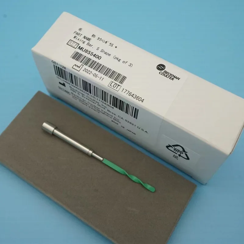 Beckman-Analizador de Bioquímica AU5800 AU5811 AU5831, barra mezcladora tipo L/S, forma de L, MU855500, 3 unidades por caja