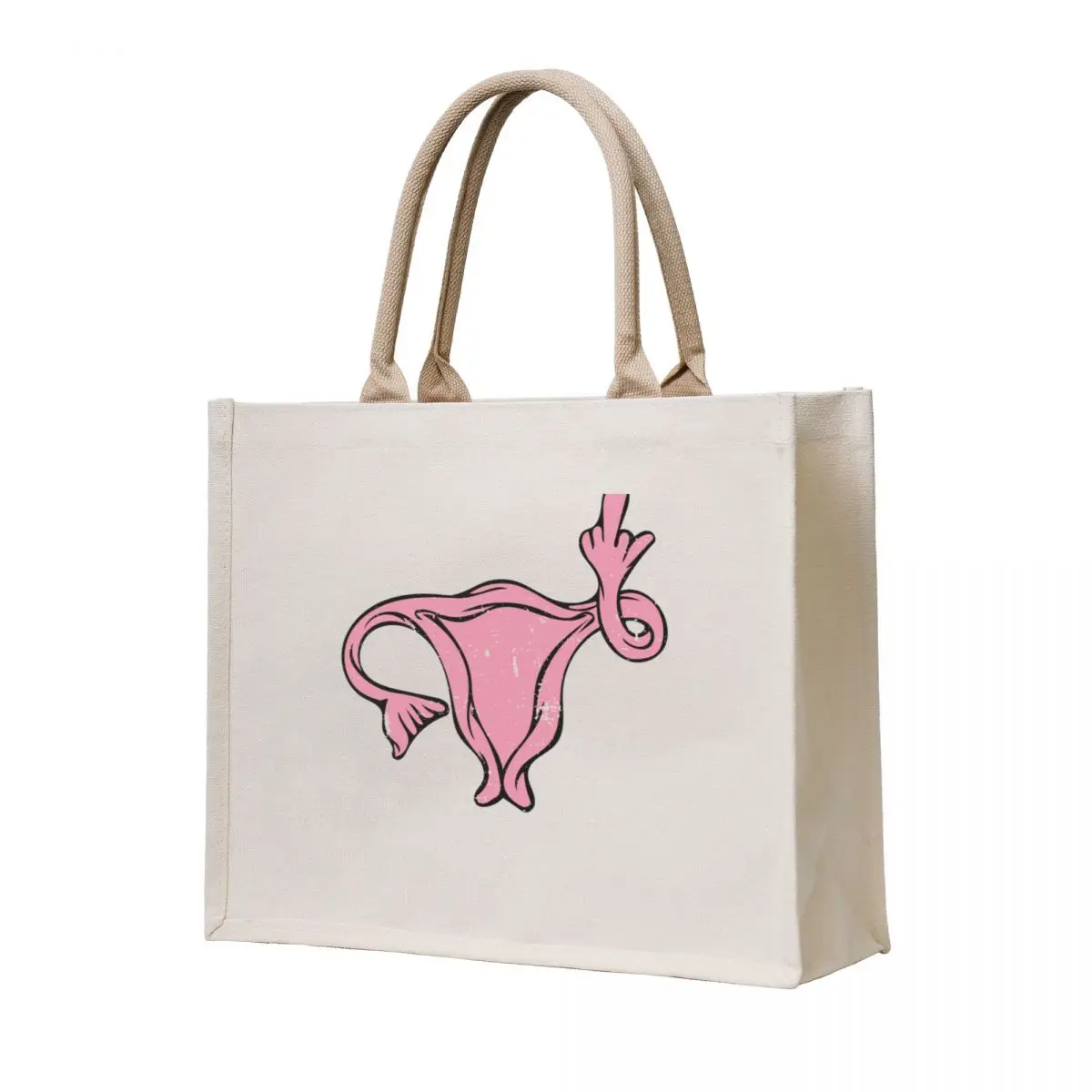 

Middle finger uterus Tote Bag sac pour femme Eco bag tote bag screen Shopping bags