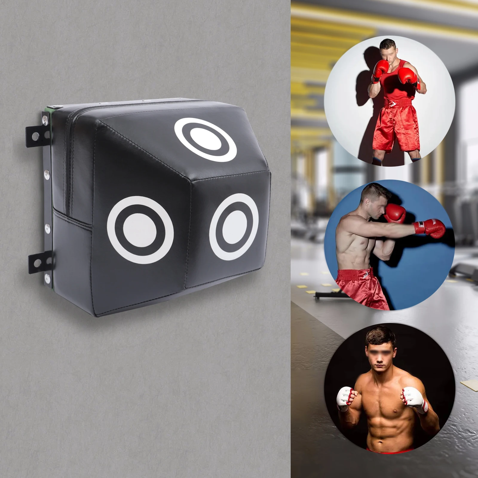 Karate Wall Punch Pad Boxing Target Focus Height Wall Mounted Boxing Punching Bag Durable