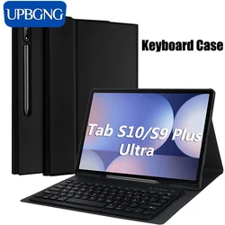 Case with Bluetooth Keyboard for Samsung Galaxy Tab S10 S9 Plus Ultra 14.6