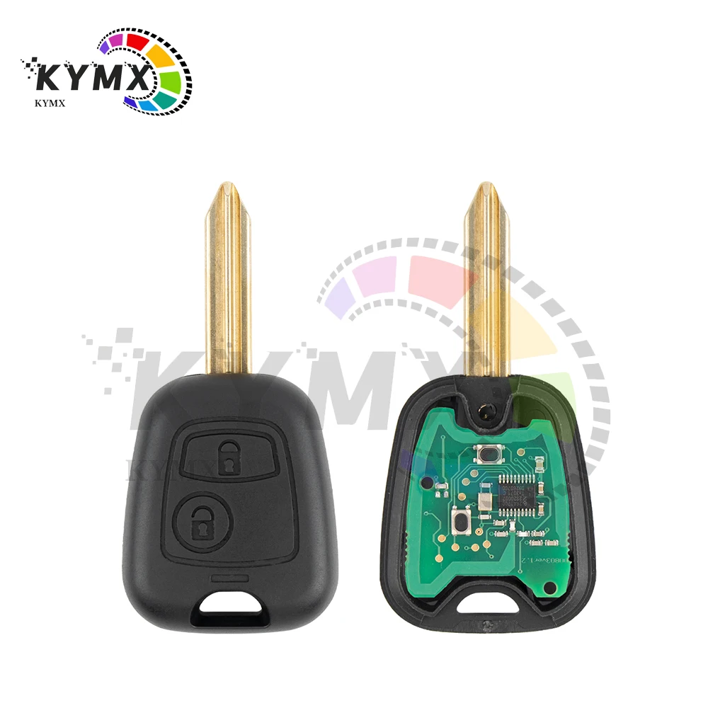 KYMX For Citroen Xsara Picasso Berlingo 2002-2008 Smart Head Remote Car Key 6554RH 433MHz SX9 PCF7961 ID46 Chip 433MHZ SX9 Blade