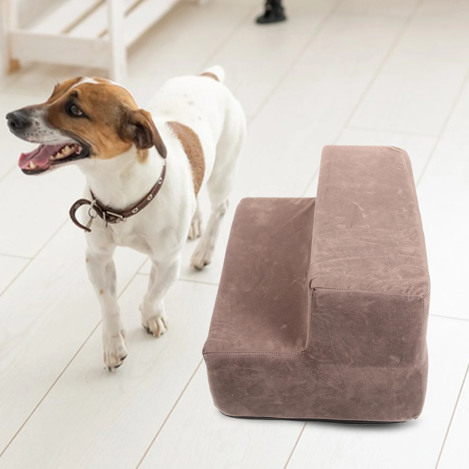 

2-Tier Stair Dogs Cats Non-Slip Indoor Dog Ramp Cat Sofa Ladder Light Weight Wear-Resistant Stairs For Small Pets